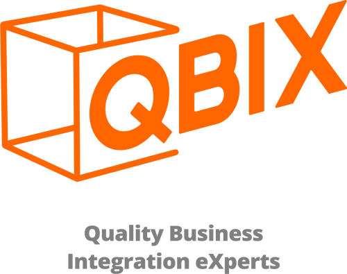 QBIX Strapline Orange